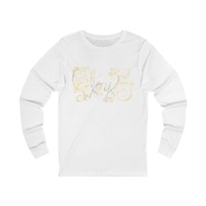 Joy (White Long Sleeve Tee)
